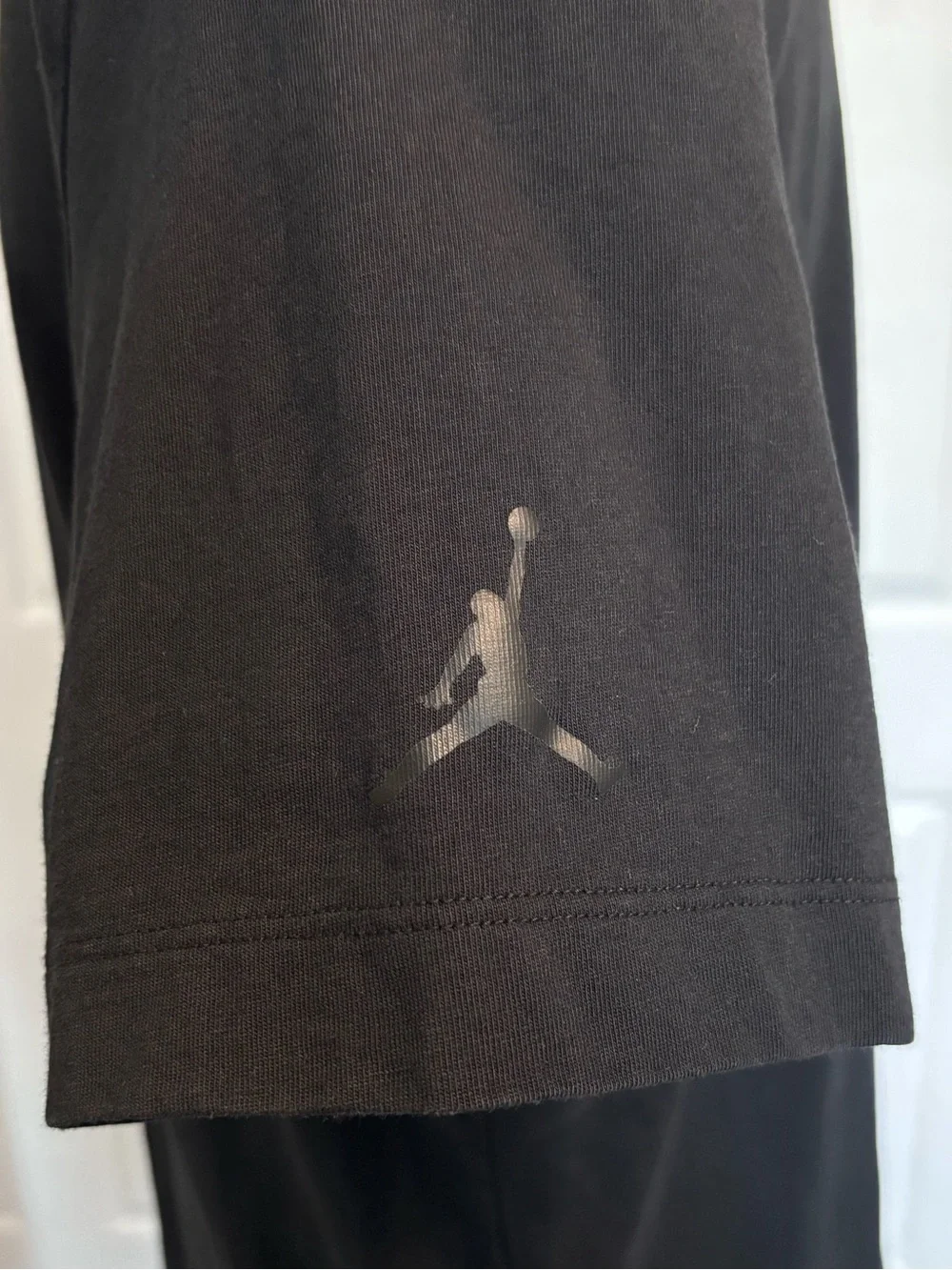 Jordan Soft Black Cotton Basketball Jumpman Graphic Tee T shirt Men’s Large